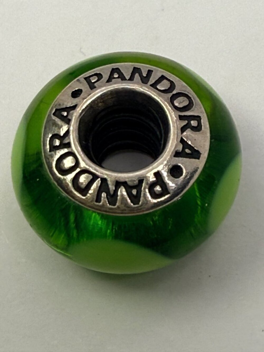 Pandora Jewelry Pandora Green Hearts Murano Glass Charm Sterling pandora-jewelry-pandora-green-hearts-murano-glass-charm-sterling